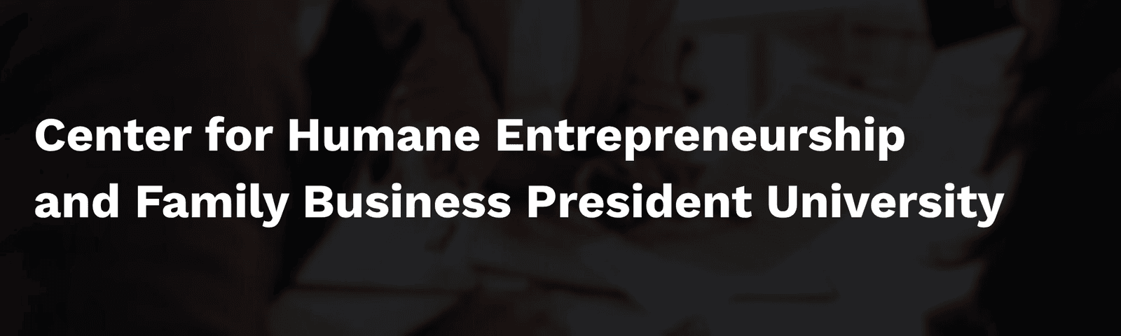 Family Business Background